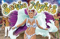Forsiden af spilleautomaten Samba Nights