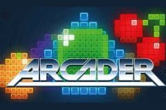 Forsiden af spilleautomaten Arcader